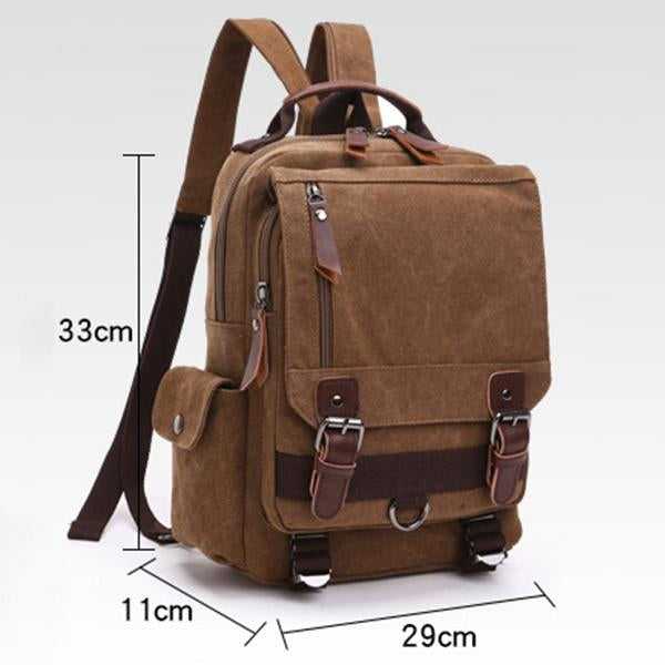 Mateo - Casual canvas outdoor backpack