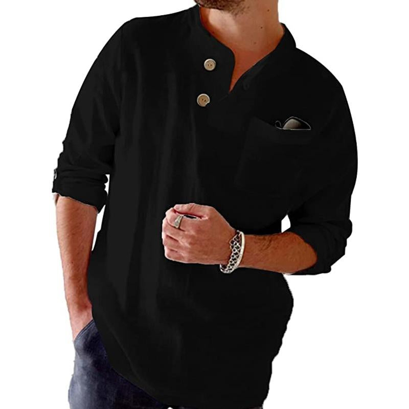 Ayden - Casual roll-up sleeve shirt