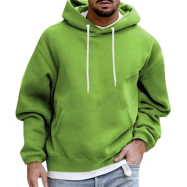 Men’s Plain Hoodie | Kangaroo Pocket