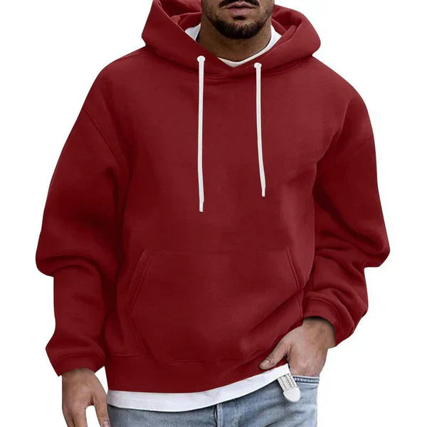 Men’s Plain Hoodie | Kangaroo Pocket