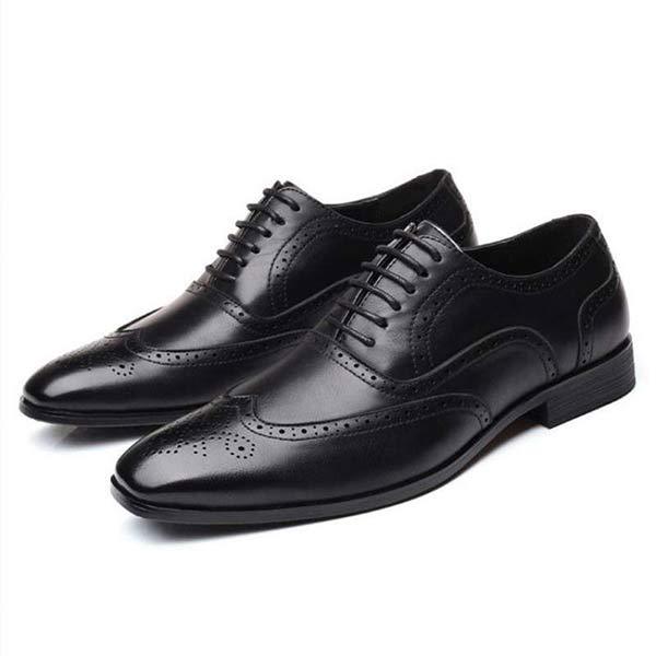 Benton - Men's classic brogue office shoes