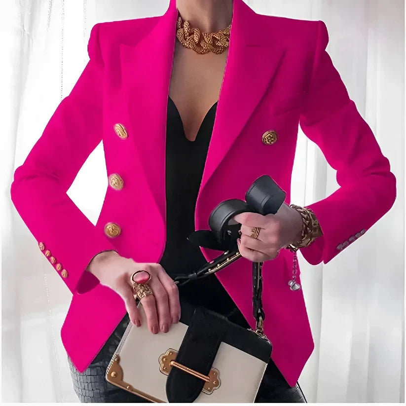 Women’s Double-Breasted Blazer | Structured Fit