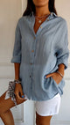 Women’s Oversized Button Blouse | Casual