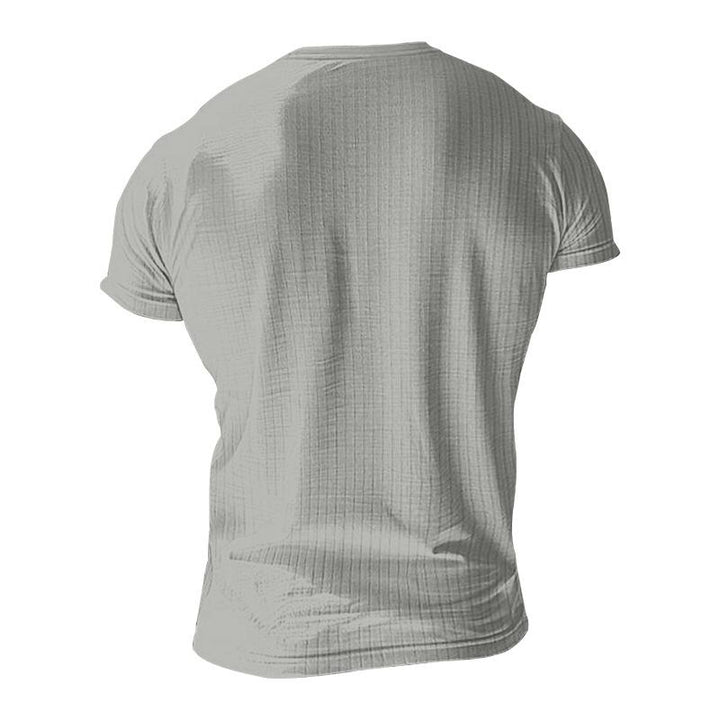 Zachary - Casual stretch knit short sleeve t-shirt