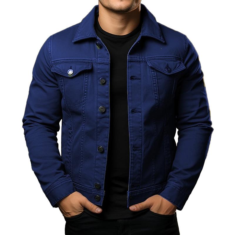 Gerald - Men's Cargo Denim Jacket