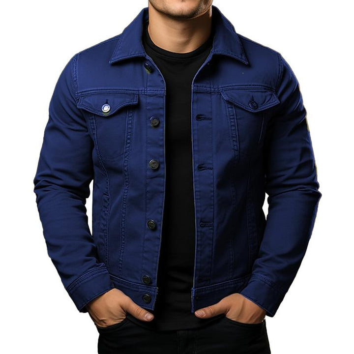 Gerald - Men's Cargo Denim Jacket