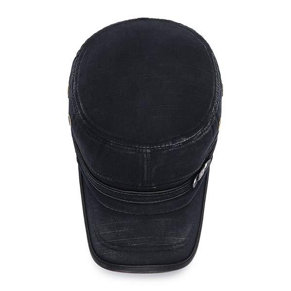 Kamari - Men's Classic Leather Brimmed Vintage Headwear