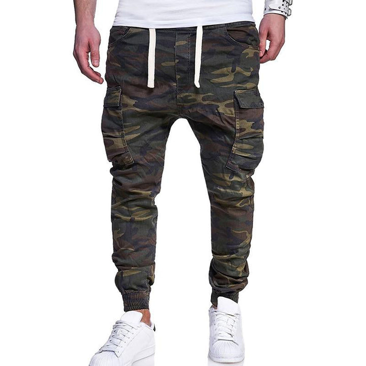 Lincoln - Camo print cargo pants