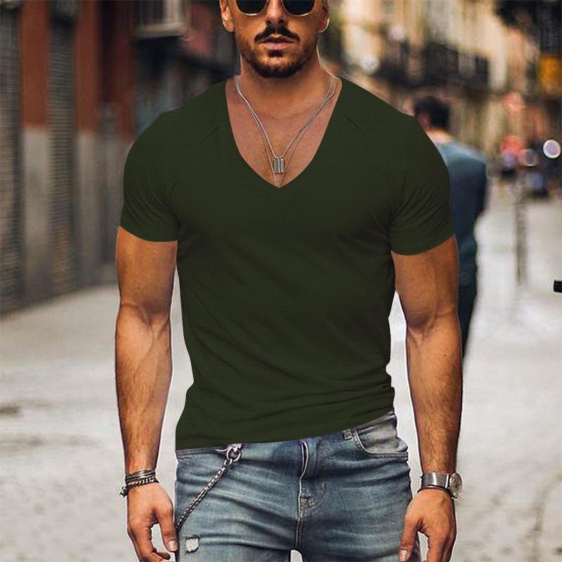 Weston - V Neck Solid T-Shirt