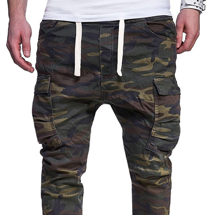 Lincoln - Camo print cargo pants