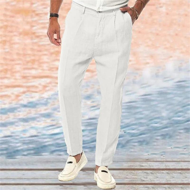Sebastian - Solid linen pants