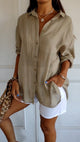 Women’s Oversized Button Blouse | Casual