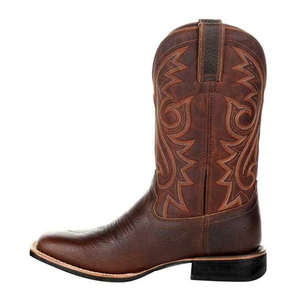 Terrance - Men's classic tall shoes with embroidery