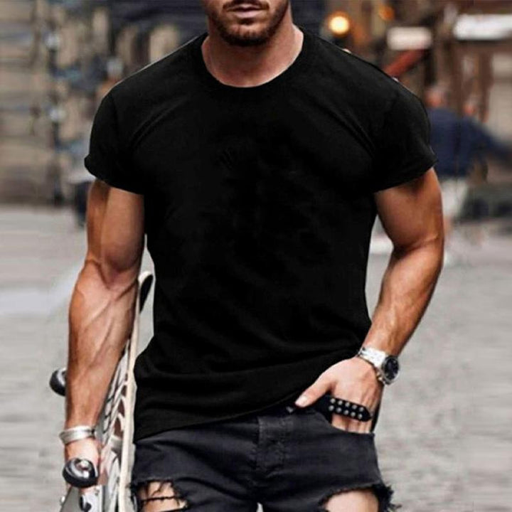 Easton - Casual solid color t-shirt