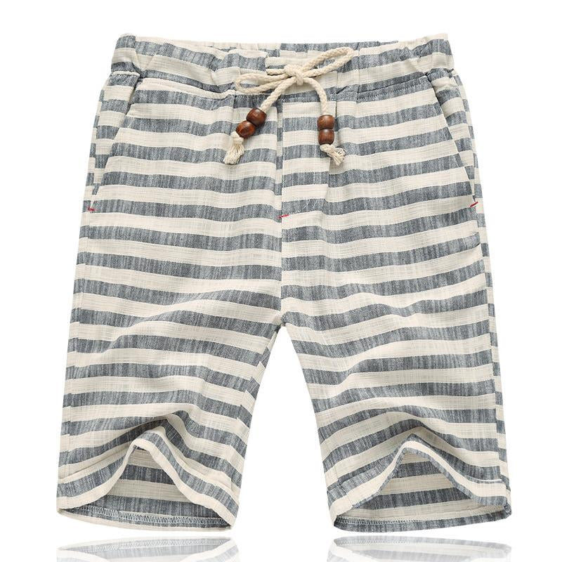 Thomas - Casual stripe shorts with elastic