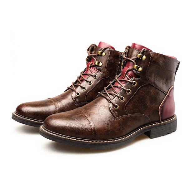 Jalen - Men's patchwork ankle shoes