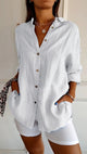 Women’s Oversized Button Blouse | Casual