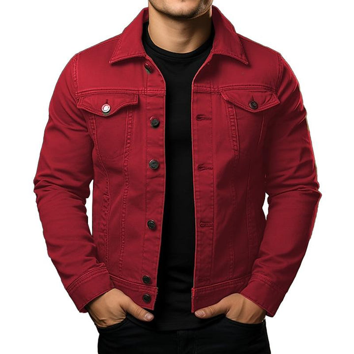 Gerald - Men's Cargo Denim Jacket