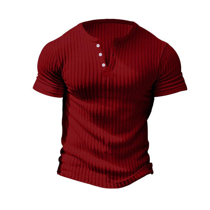 Zachary - Casual stretch knit short sleeve t-shirt