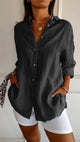 Women’s Oversized Button Blouse | Casual
