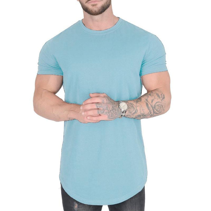 Aaron - Solid Color Loose T-Shirt