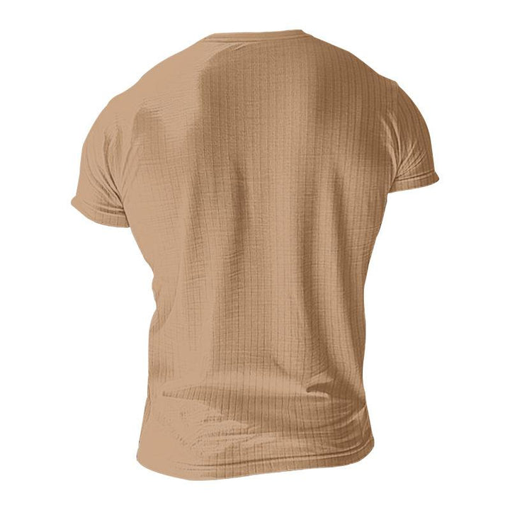 Zachary - Casual stretch knit short sleeve t-shirt