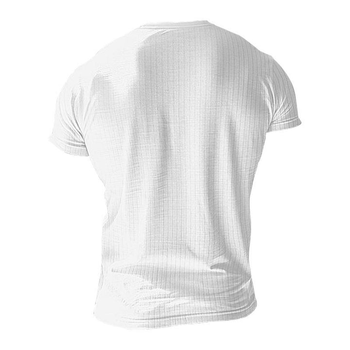 Zachary - Casual stretch knit short sleeve t-shirt