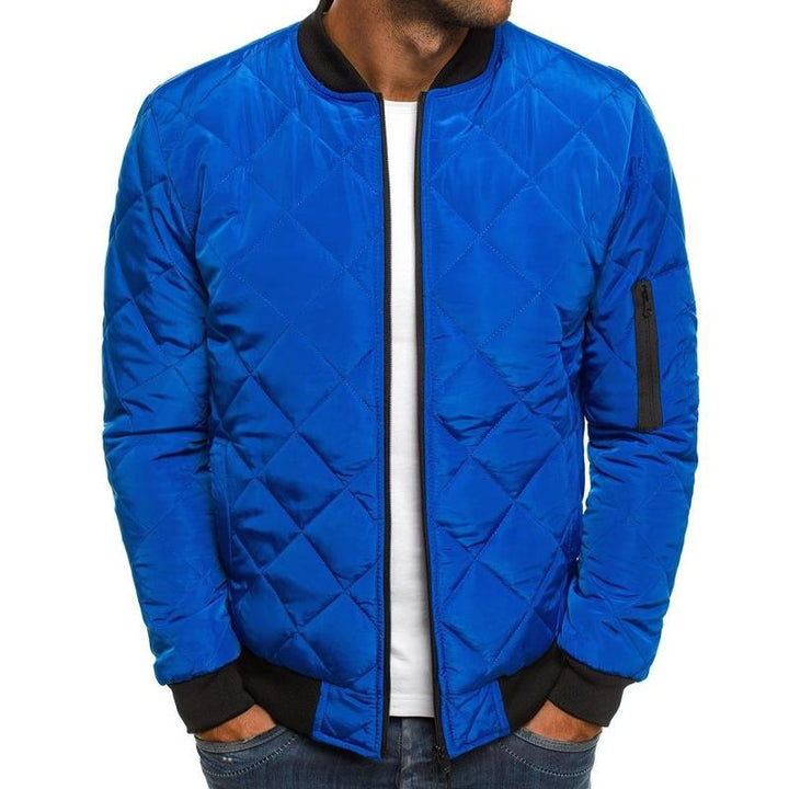 Gideon - Men's Insulated Stand-Up Collar Plain Thermal Jacket