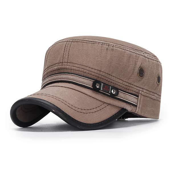 Kamari - Men's Classic Leather Brimmed Vintage Headwear