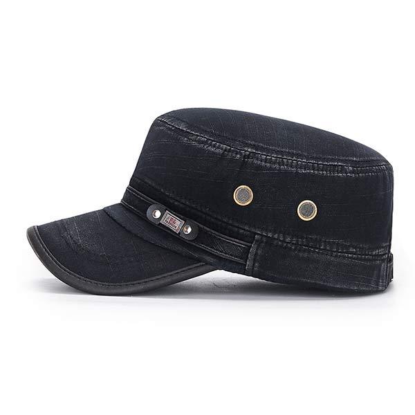Kamari - Men's Classic Leather Brimmed Vintage Headwear