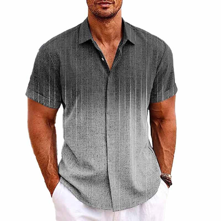 Reid - Ombre print short sleeve shirt