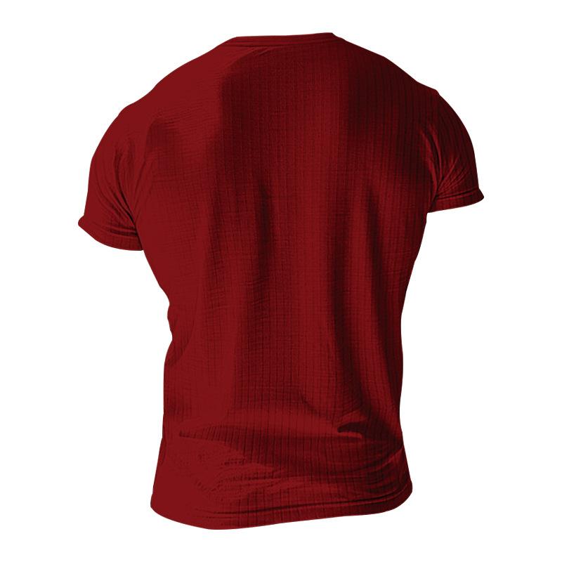 Zachary - Casual stretch knit short sleeve t-shirt