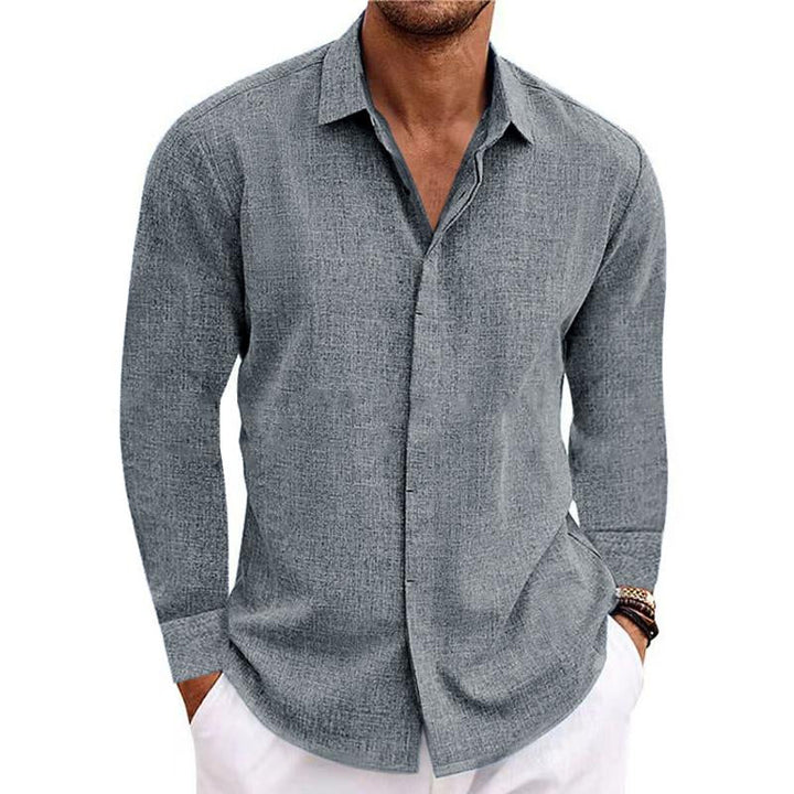 Axel - Casual loose long sleeve shirt
