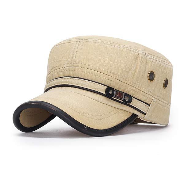 Kamari - Men's Classic Leather Brimmed Vintage Headwear