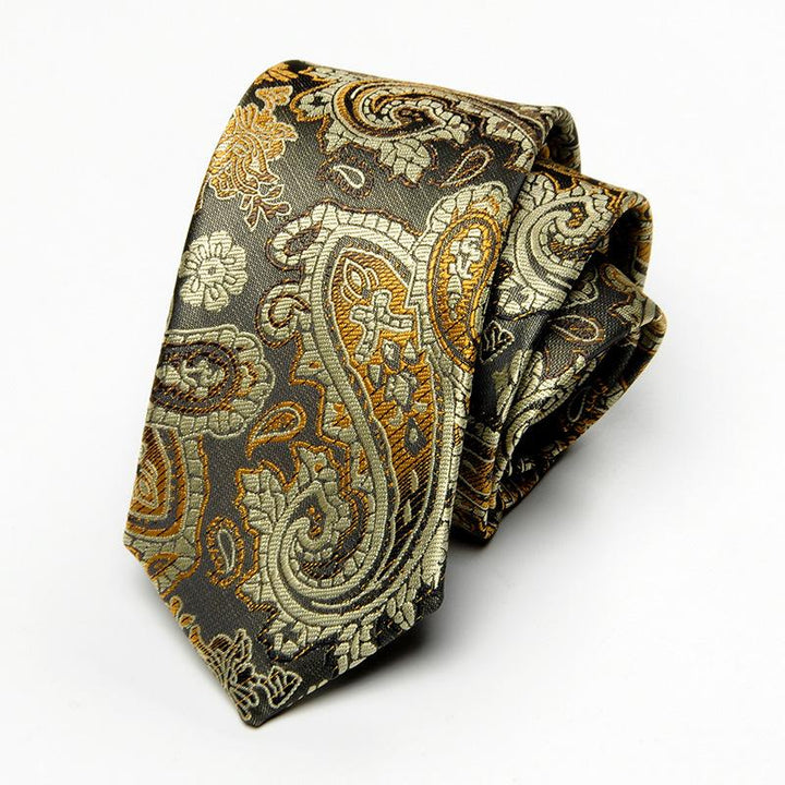 Imran - Men's Paisley Cashew Design Tie