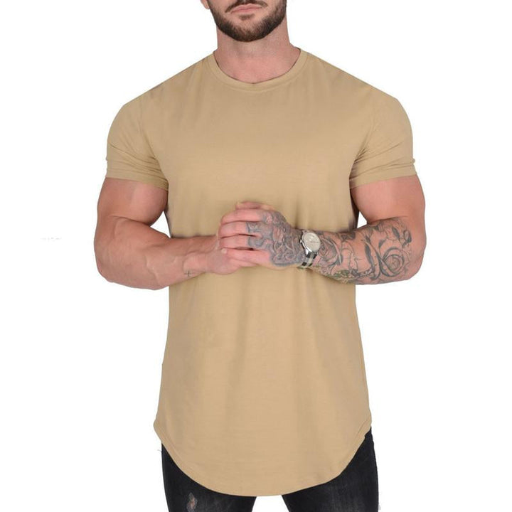Aaron - Solid Color Loose T-Shirt