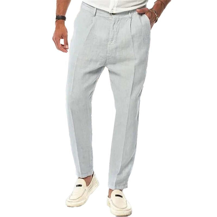 Sebastian - Solid linen pants