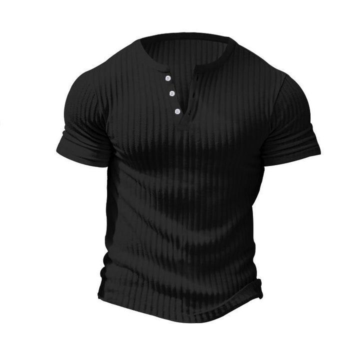 Zachary - Casual stretch knit short sleeve t-shirt