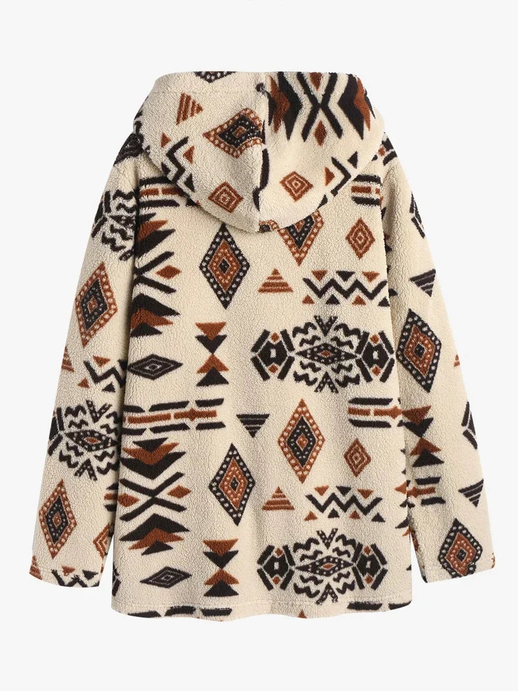 Women’s Stand Collar Jacket | Buttoned