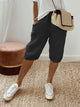 Women's Knee-Length Shorts | With Drawstring