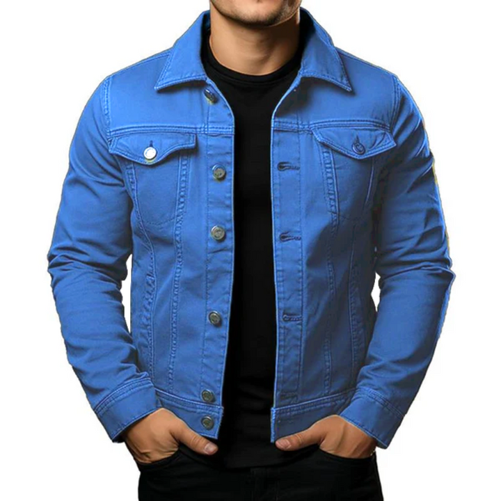 Gerald - Men's Cargo Denim Jacket