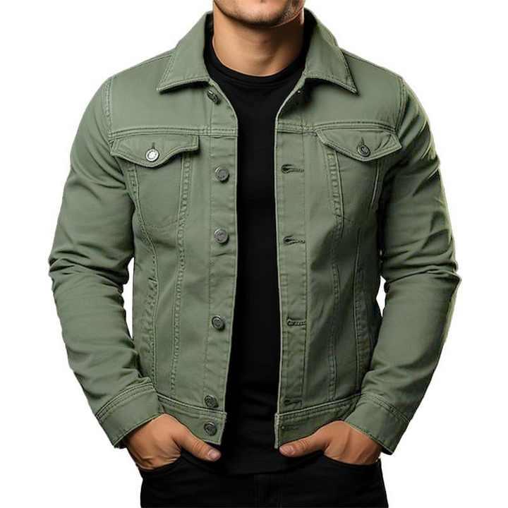 Gerald - Men's Cargo Denim Jacket