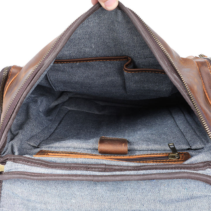 Marco - Leather Laptop Backpack