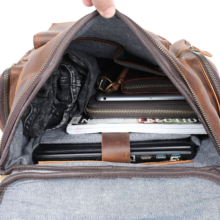 Marco - Leather Laptop Backpack