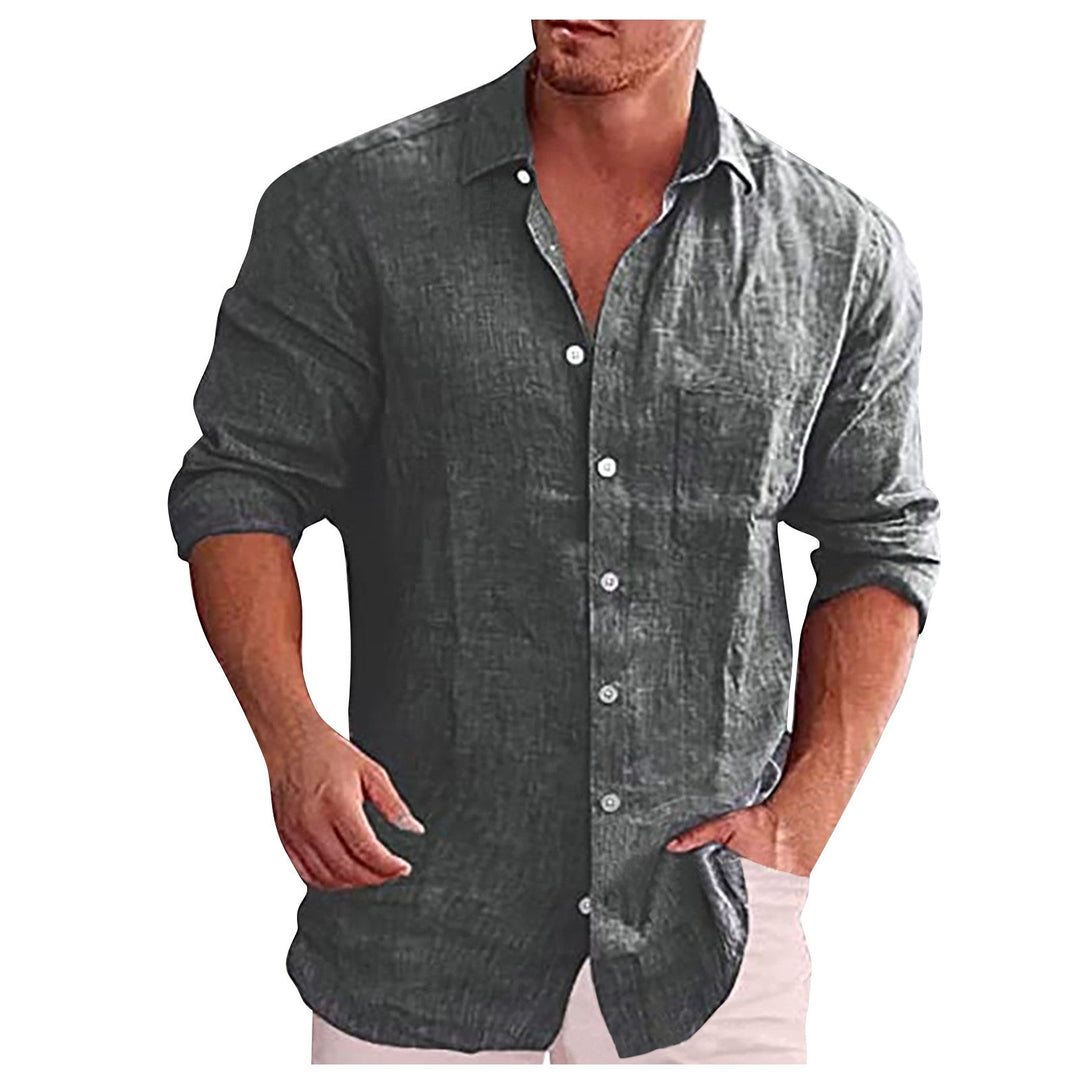 Men’s Long Sleeve Shirt | Button-Up