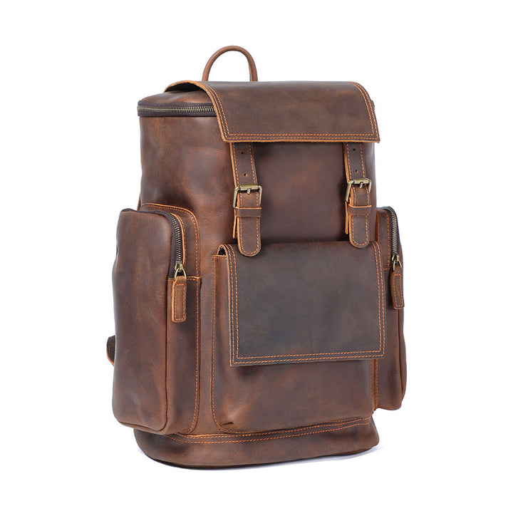 Marco - Leather Laptop Backpack