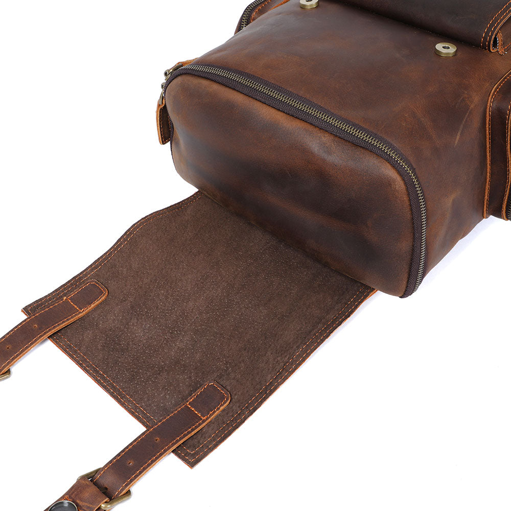 Marco - Leather Laptop Backpack
