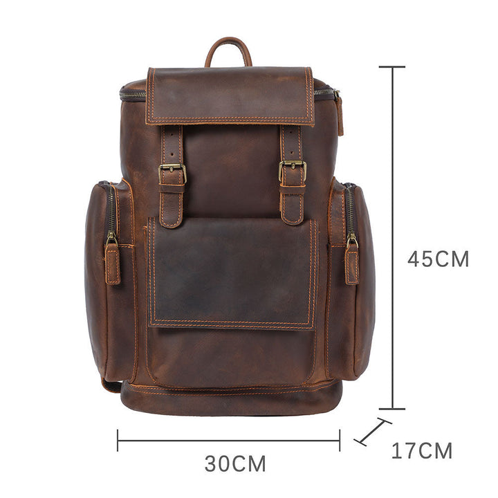Marco - Leather Laptop Backpack