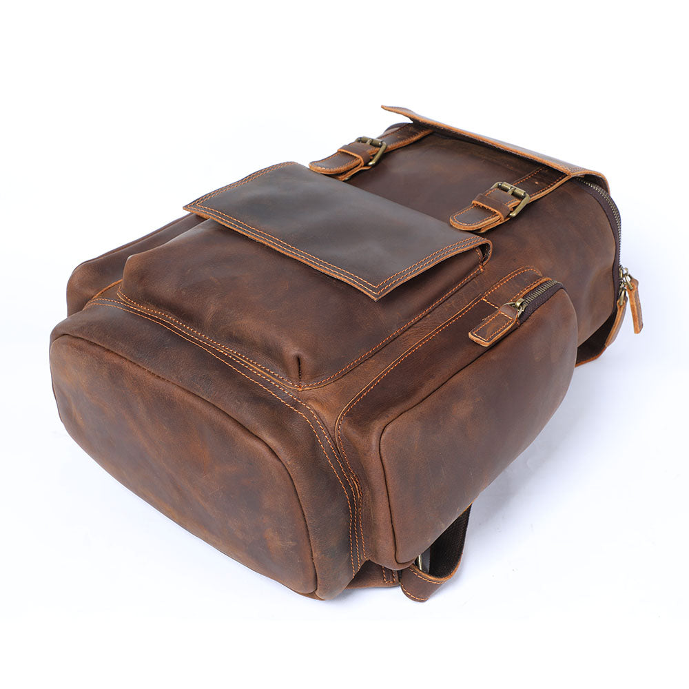 Marco - Leather Laptop Backpack