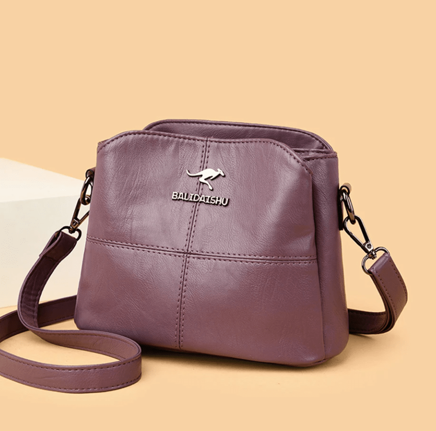 Women's Structured Crossbody Bag | Zippered